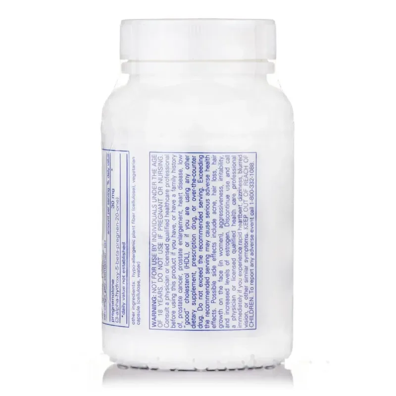 Прегенолон Pure Encapsulations (Pregnenolone) 30 мг 60 капсулПрегенолон Pure Encapsulations (Pregnenolone) 30 мг 60 капсул