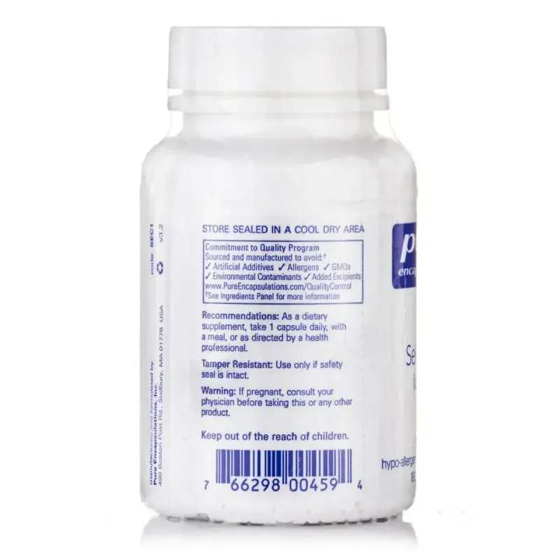 Селен Цитрат Pure Encapsulations (Selenium Citrate) 180 капсул