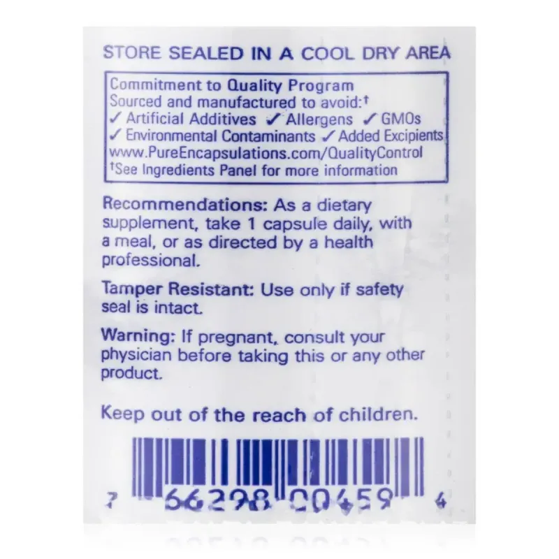 Селен Цитрат Pure Encapsulations (Selenium Citrate) 180 капсул