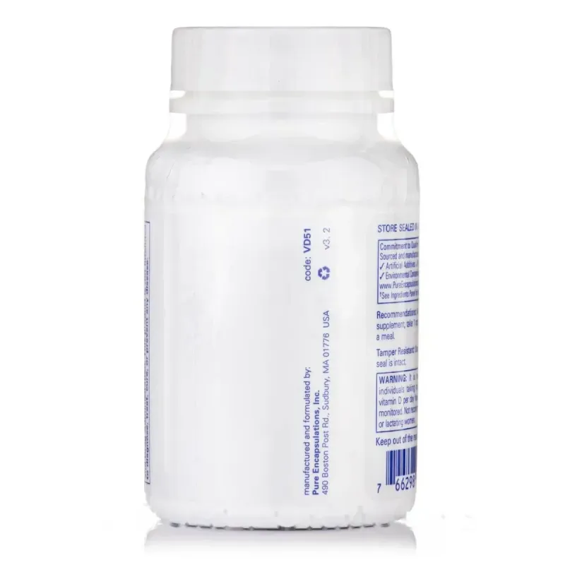 Вітамін Д3 Pure Encapsulations (Vitamin D3) 5000 МО 120 капсулВітамін Д3 Pure Encapsulations (Vitamin D3) 5000 МО 120 капсул