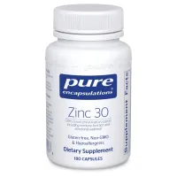 Цинк Pure Encapsulations (Zinc) 30 мг 180 капсулЦинк Pure Encapsulations (Zinc) 30 мг 180 капсул