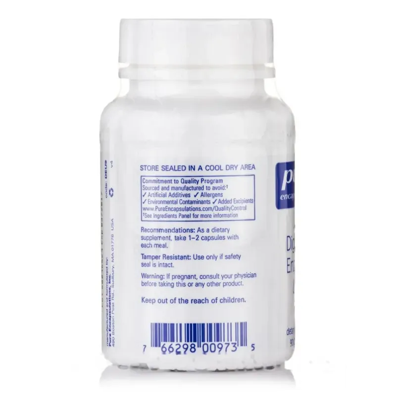 Травні ферменти Pure Encapsulations (Digestive Enzymes Ultra) 90 капсул