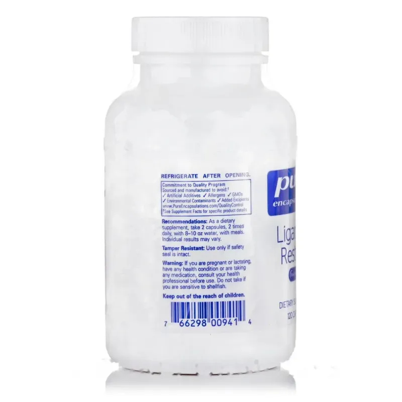 Поддержка в здоровом состоянии сухожилий связок и суставов Pure Encapsulations (Ligament Restore) 120 капсул