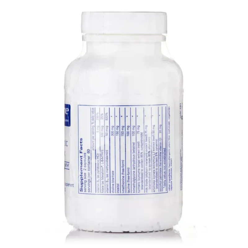 Вітаміни для печінки ліпотропний детокс Pure Encapsulations (Lipotropic Detox) 120 капсулВітаміни для печінки ліпотропний детокс Pure Encapsulations (Lipotropic Detox) 120 капсул