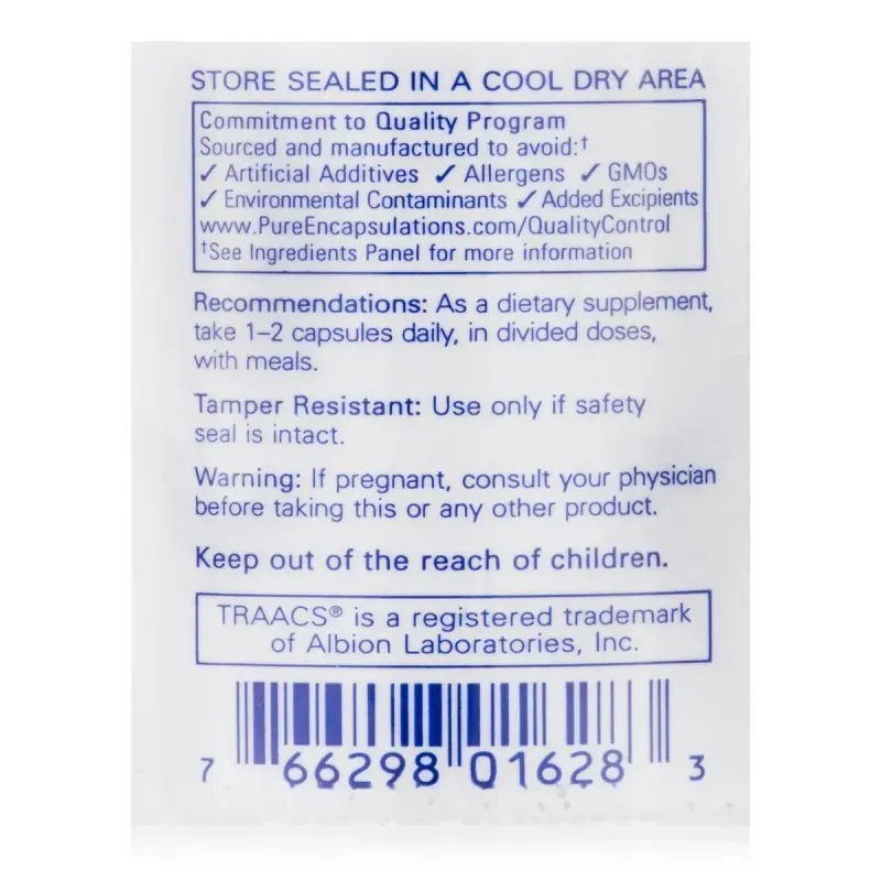 Трасувальні мінерали Pure Encapsulations (Trace Minerals) 60 капсулТрасувальні мінерали Pure Encapsulations (Trace Minerals) 60 капсул