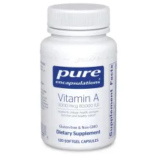 Вітамін А Pure Encapsulations (Vitamin A) 10000 МО 120 капсул
