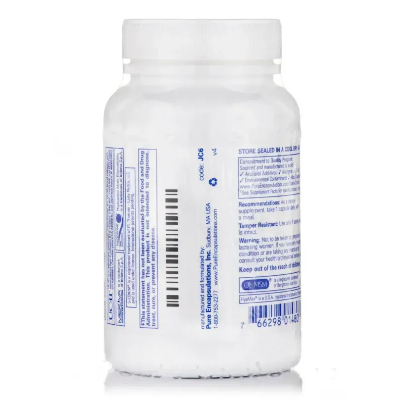 Об'єднаний комплекс для кісток та суглобів разова доза Pure Encapsulations (Joint Complex Single Dose) 60 капсул