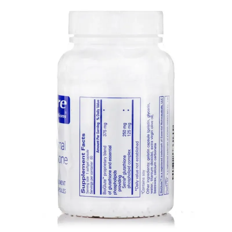 Глутатион Pure Encapsulations (Liposomal Glutathione) 60 капсул