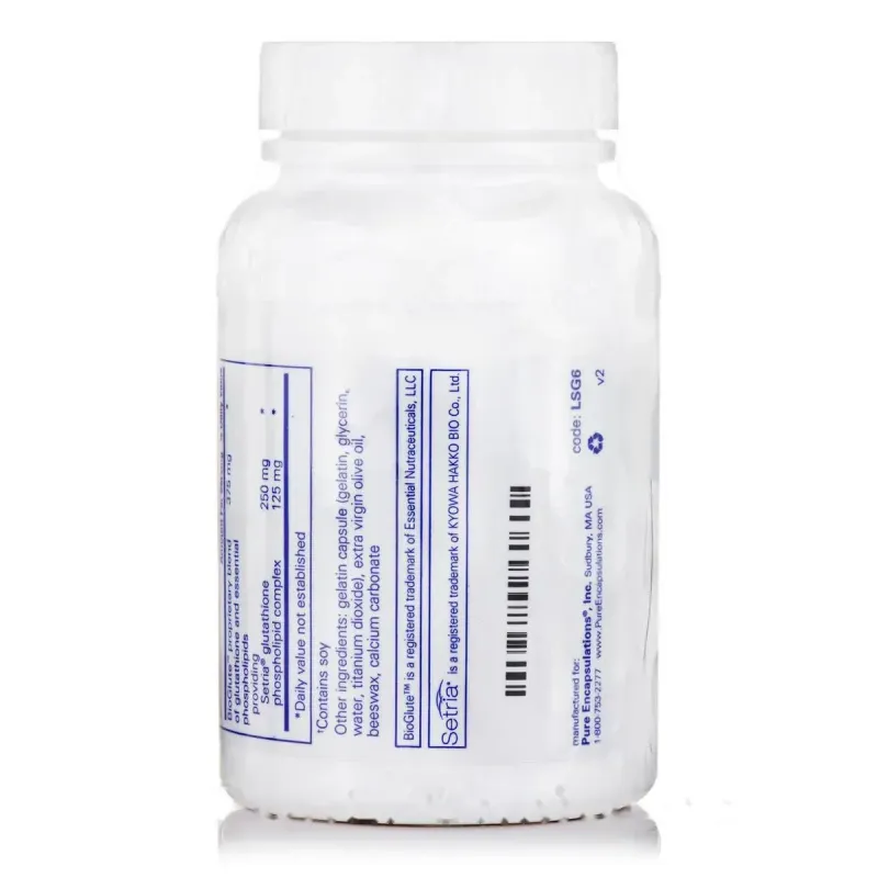 Глутатион Pure Encapsulations (Liposomal Glutathione) 60 капсул