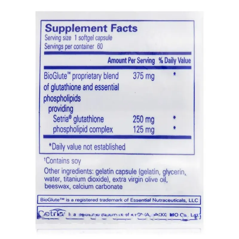 Глутатион Pure Encapsulations (Liposomal Glutathione) 60 капсул