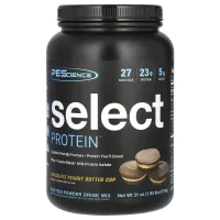 PEScience, Select Protein, протеиновая порошковая смесь для приготовления напитка, чашка с шоколадным и арахисовым маслом, 878 г (1,93 фунта)