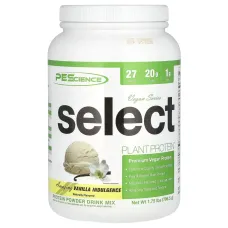 PEScience, Vegan Series, Select Protein, аромат ванили, 26,7 унции (756 г)