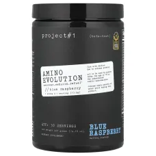 Project 1 Nutrition, Amino Evolution, аминокислота с голубой малиной, 402 г (14,18 унции)