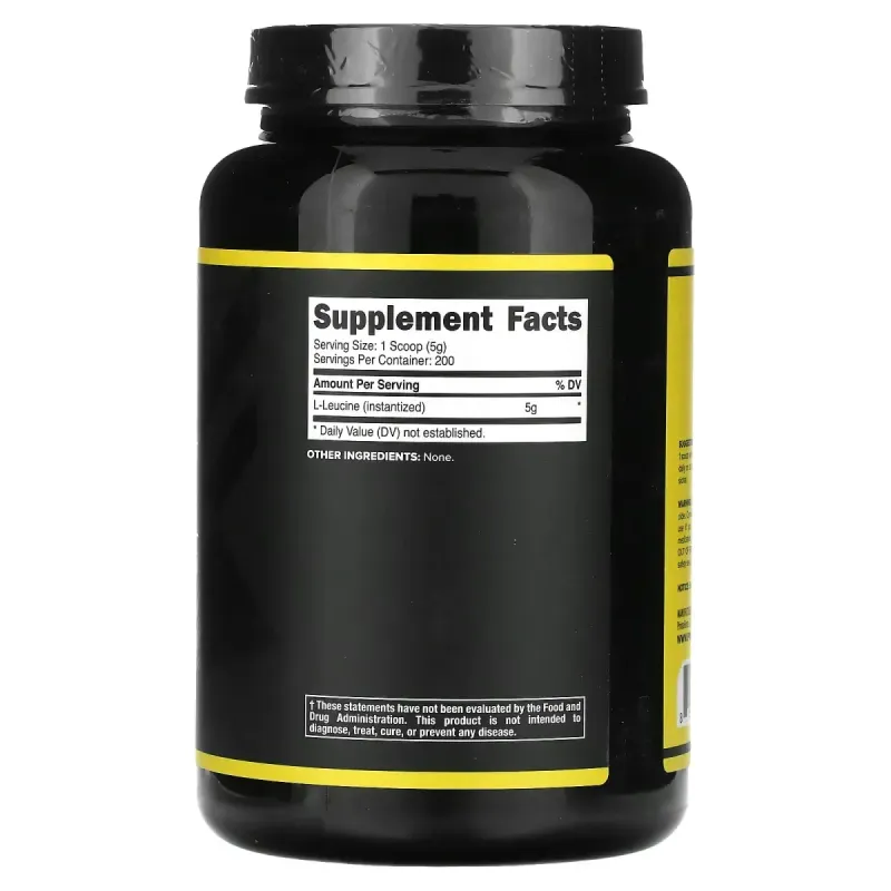 Primaforce, L-лейцин, без смакових добавок, 1000 г (2,2 фунта)