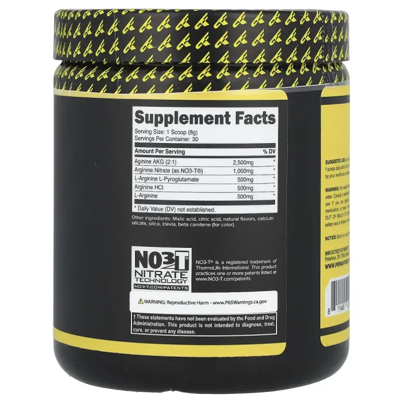 Primaforce, комплекс L-аргініну, персик і манго, 237 г (8,5 унції)