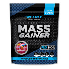 Mass Gainer Willmax 2 kg bubblegum