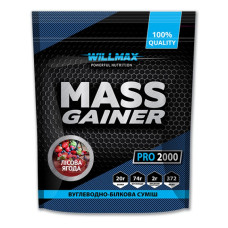 Mass Gainer Willmax 2 kg лісова ягода
