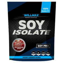 Soy Isolate Willmax 900 g полуничний джемСоїзолят Willmax 900 г - Полуничний Джем