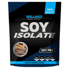Soy Isolate Willmax 900 g булочка з корицеюСоєвий Ізолят Willmax 900 г (Булочка з корицею)
