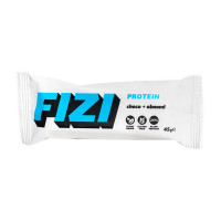 Протеиновый батончик Fizi Protein Bar Choco Almond 45 г, высокобелковый перекус, вкус шоколад-миндаль