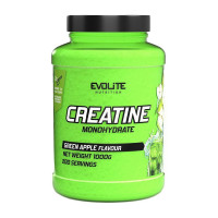 Creatine Monohydrate Evolite Nutrition 1 kg green apple