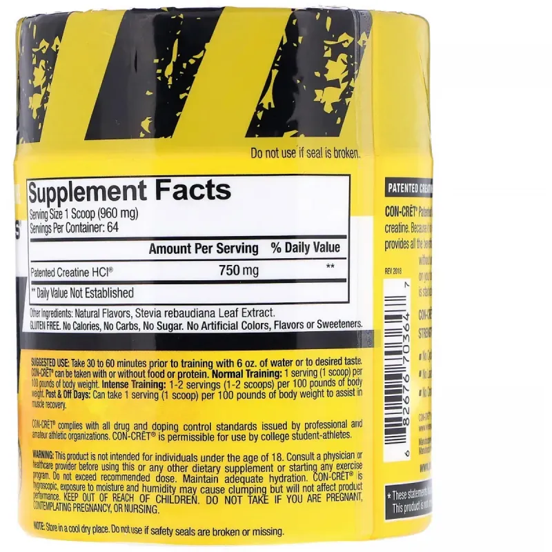 Promera Sports, Креатин Con-Cret HCl, ананас, 2,17 унц. (61,4 г)