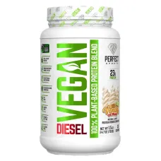 PERFECT Sports, Vegan Diesel, суміш 100 % рослинних протеїнів, ванільне морозиво, 700 г (1,5 фунта)