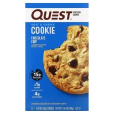 Протеїнове печиво шоколадна крихта Quest Nutrition (Protein Cookie Chocolate Chip) 12 штук по 59 г