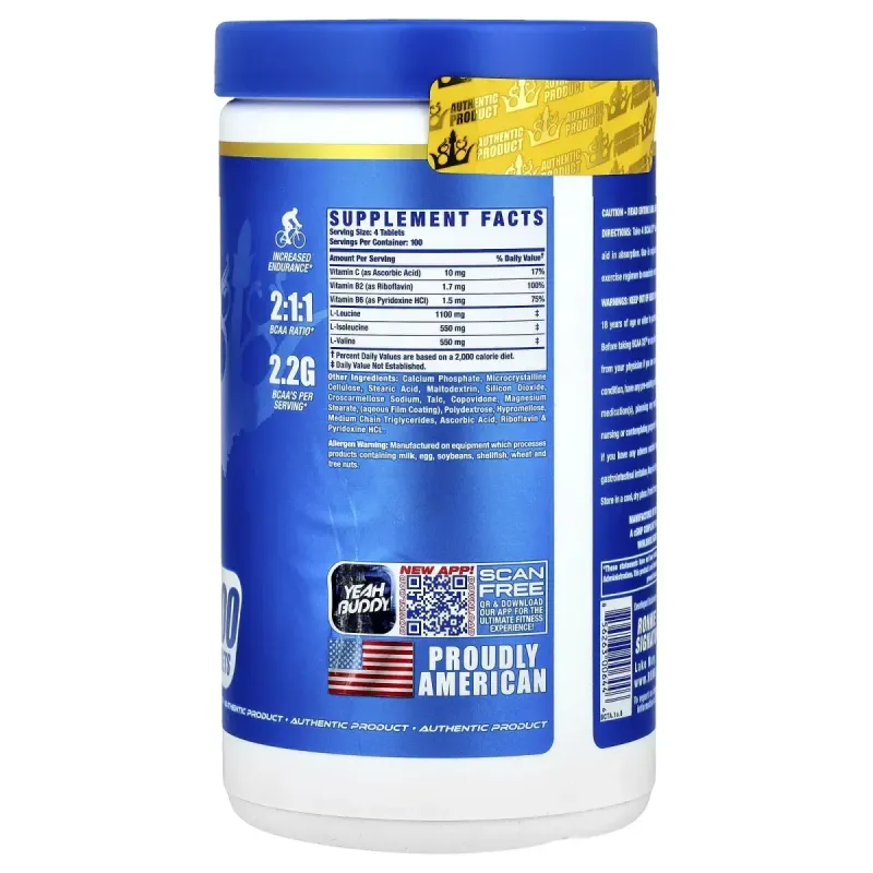 Ronnie Coleman, Vital Edition, BCAA XS™, 400 Tablets