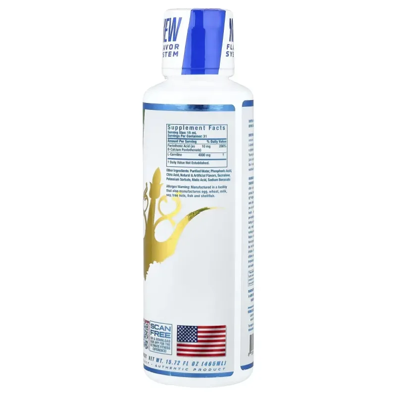 Ronnie Coleman, L-Carnitine XS™ 4000, Apple Bomb, 15.72 fl oz (465 ml)Ronnie Coleman, L-карнитин XS™