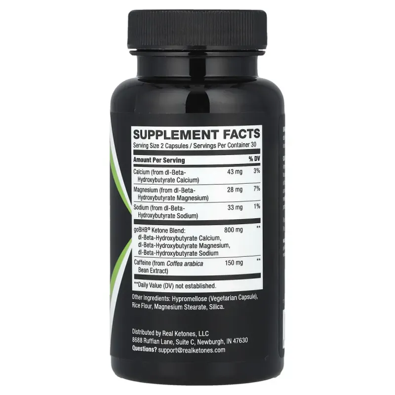 Real Ketones, BHBscience™, Keto Burn2X, 60 Capsules