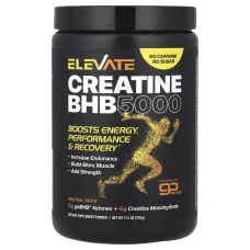 Real Ketones, Elevate, Creatine BHB 5000, Neutral, 11.1 oz (316 g)