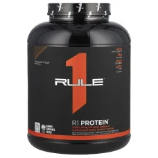 Rule One Proteins, R1 Protein Powder Drink Mix, Chocolate Fudge, 5.01 lb (2.27 kg)