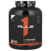 Rule One Proteins, R1, протеїнова суміш для приготування напою, ванільний крем, 2,28 кг (5,03 фунта)