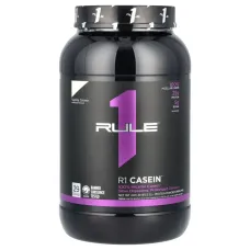 Rule One Proteins, R1 Casein, Protein Powder Drink Mix, Vanilla Creme, 2.01 lbs (913.5 g)