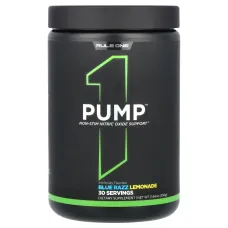 Rule One Proteins, Pump, Blue Razz Lemonade, 11.64 oz (330 g)