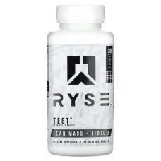 RYSE, Test, Lean Mass + Libido, 120 Gelatin Capsules