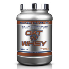 Scitec Nutrition, Oat'n'Whey, шоколад, 1380 г