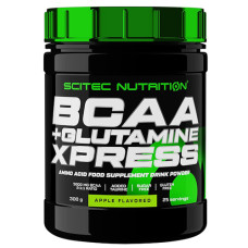 Scitec Nutrition, BCAA+Glutamine Xpress, яблуко, 300 г