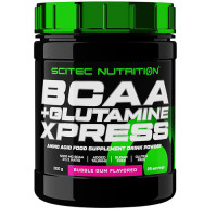 Scitec Nutrition, BCAA+Glutamine Xpress, жуйка, 300 г
