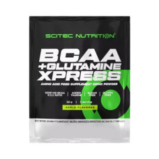 Scitec Nutrition, BCAA+Glutamine Xpress, яблуко, 12 г