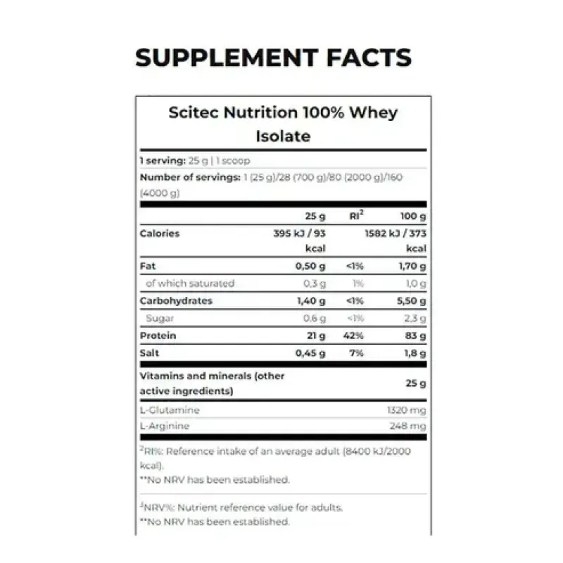 Scitec Nutrition, Whey Isolate, банан, 700 г