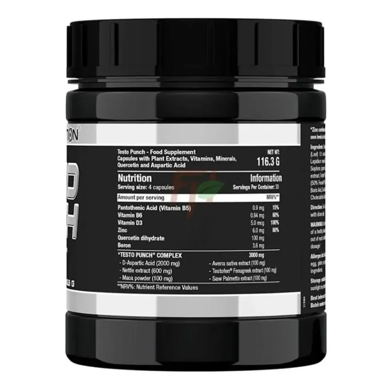 Scitec Nutrition, Testo Punch, 120 капсул
