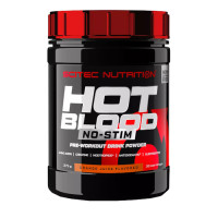 Scitec Nutrition, Hot Blood No-Stim, апельсиновий сік, 375 г