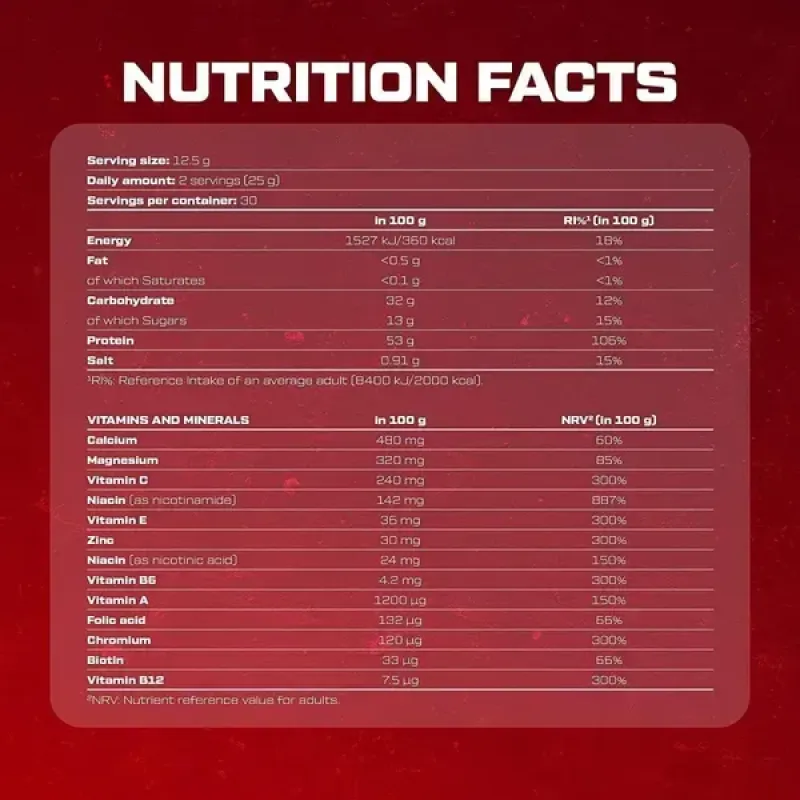 Scitec Nutrition, Hot Blood Hardcore, червоні фрукти, 375 г