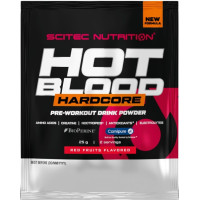 Scitec Nutrition, Hot Blood Hardcore, червоні фрукти, 25 г