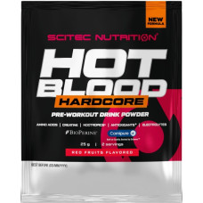 Scitec Nutrition, Hot Blood Hardcore, червоні фрукти, 25 г