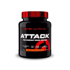 Scitec Nutrition, Attack, тропічні фрукти, 416 г