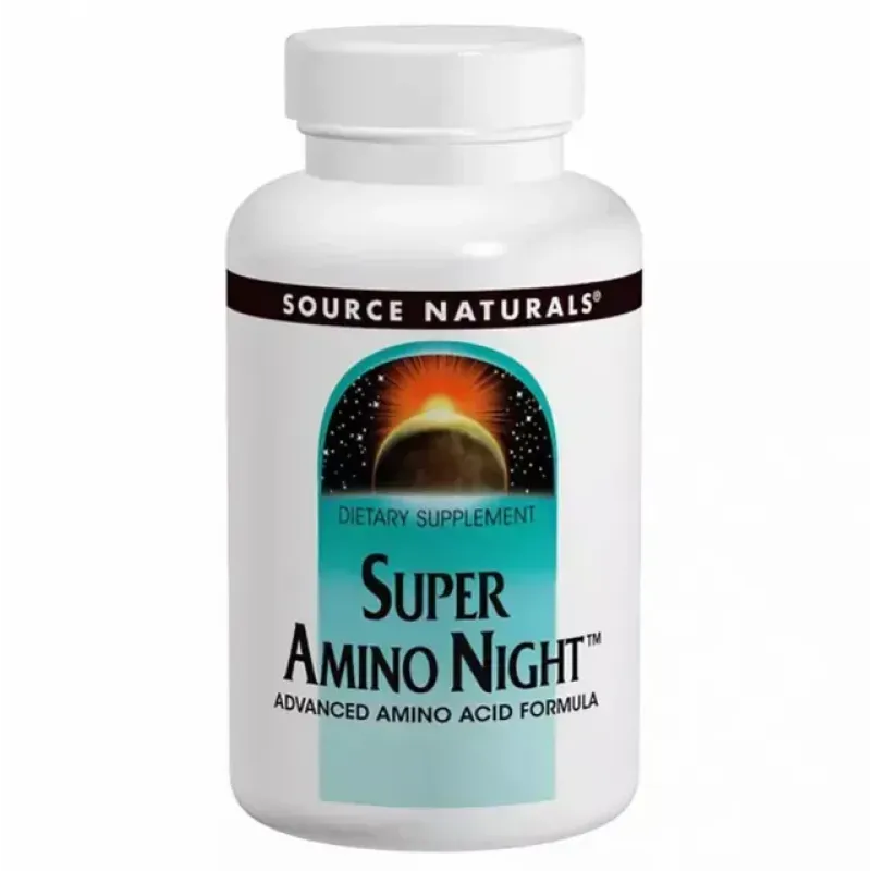 Удосконалена аміно формула Source Naturals (Super Amino Night) 60 капсул