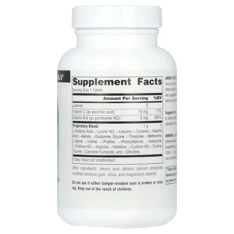 Комплекс аминокислот для спортсменов Source Naturals (Amino Athlete) 1000 мг 100 таблеток